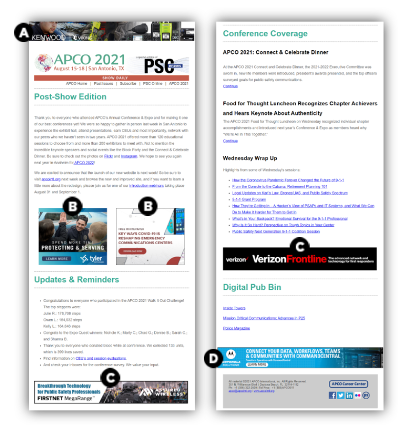 Annual Conference Show Daily eNewsletter APCO International Media Guide